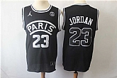Paris Saint Germain 23 Michael Jordan Black Fashion Jersey,baseball caps,new era cap wholesale,wholesale hats